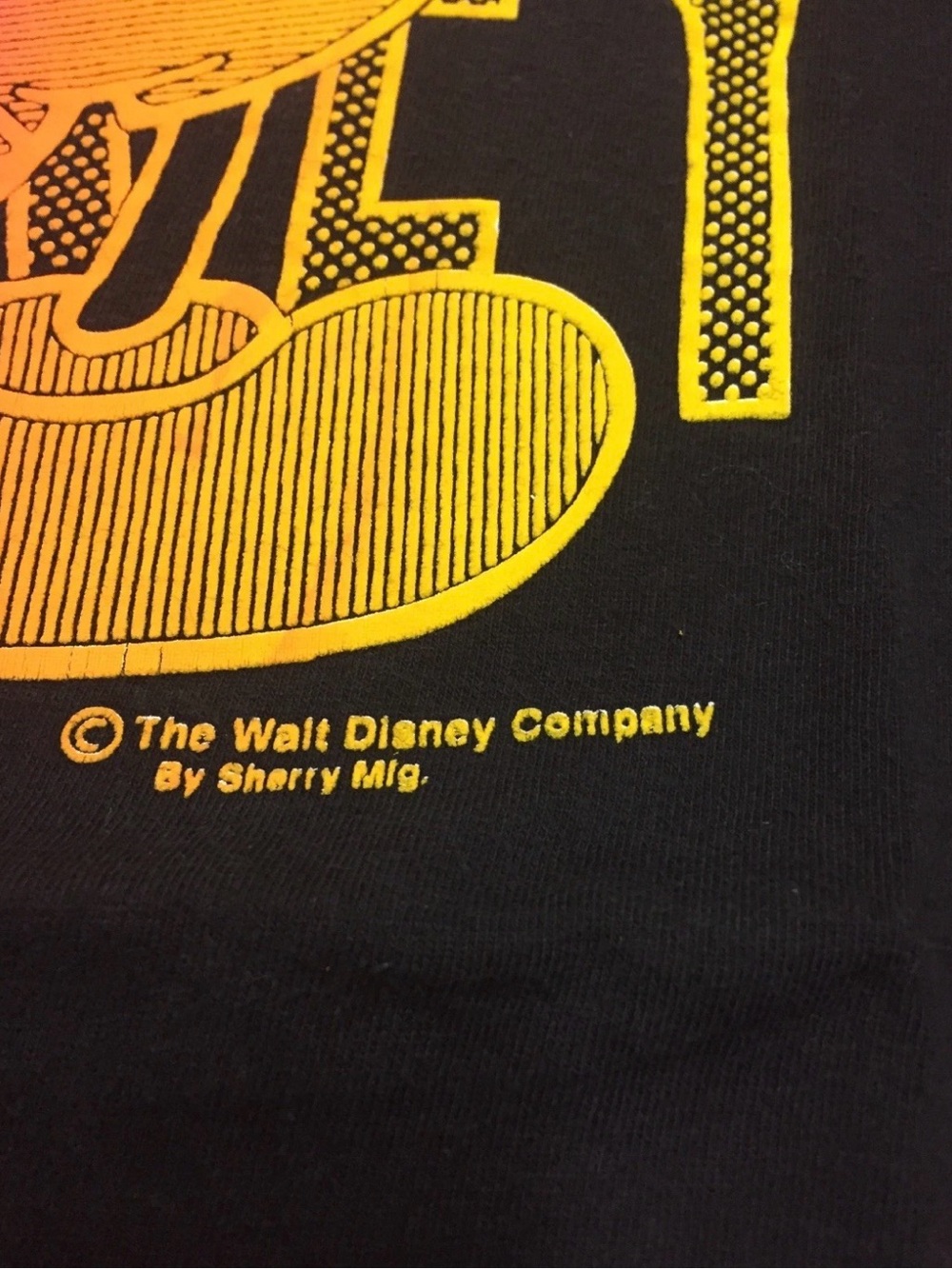 Vintage Mickey Mouse T-shirt Single Stitch Medium California Walt Disney 90s - Picture 3 of 10
